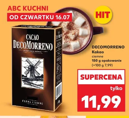 Kakao ciemne Decomorreno promocja w Kaufland