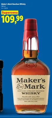 Bourbon Maker's Mark promocja w Lidl