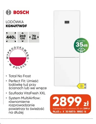 Lodówka KGN497WDF Bosch promocja w Max Elektro