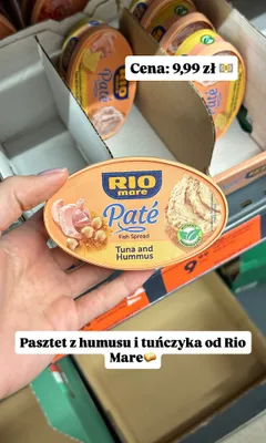 Pasztet z humusu i tuńczyka promocja w Biedronka