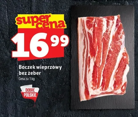 Boczek wieprzowy bez żeber promocja w TOPAZ