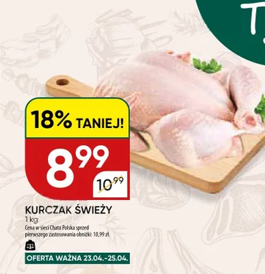 Kurczak świeży promocja w Chata Polska