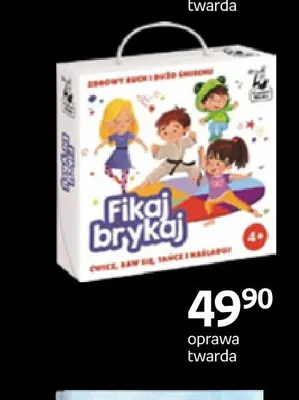 Książka Fikaj brykaj oprawa twarda promocja w Empik