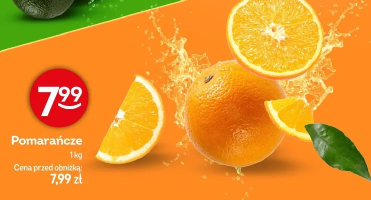 Pomarańcze promocja w Żabka