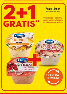 Pasta Pastel z suszonymi pomidorami Lisner promocja w POLOmarket