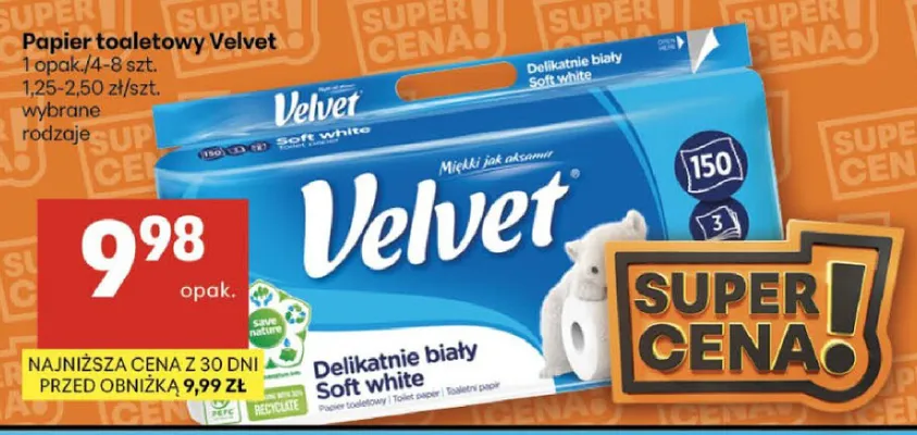 Papier toaletowy Delikatnie biały Soft White wybrane rodzaje promocja w Delikatesy Centrum