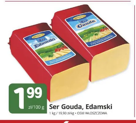 Ser edamski Włoszczowa promocja w Marketvita