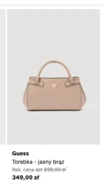 Torebka Guess jasny brąz promocja w Lounge by Zalando