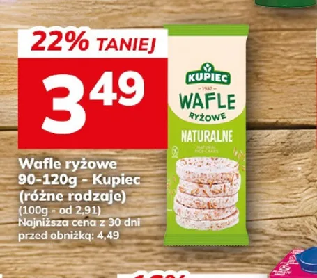 Wafle ryżowe Kupiec promocja w Hitpol