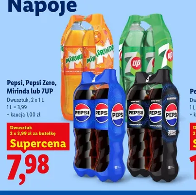 Napój gazowany 7UP 2-pak promocja w Lidl