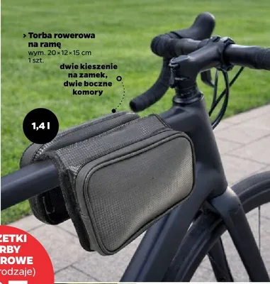 Torba rowerowa na ramę promocja w Netto