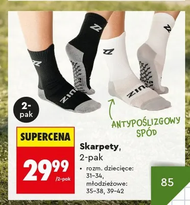 Skarpety Zina 2-pak promocja w Biedronka