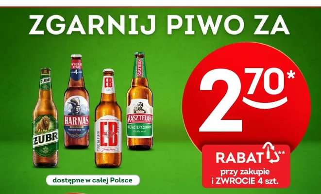 Piwo EB promocja w Żabka