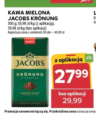 Kawa mielona Jacobs Krönung promocja w Stokrotka
