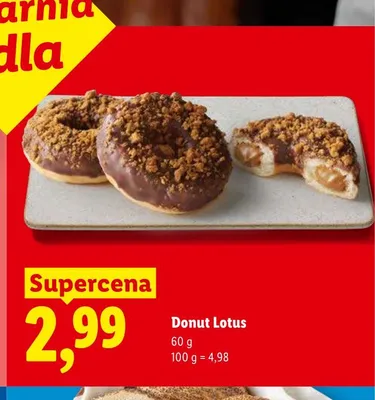 Donut Lotus promocja w Lidl