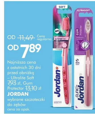Szczoteczki Jordan Ultralite Soft, Gum Protector promocja w Super-Pharm