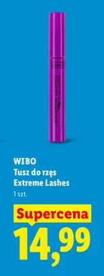 Tusz do rzęs Extreme Lashes Wibo promocja w Lidl