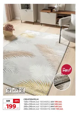 Dywan Creation Pelm 200x290 cm promocja w Komfort