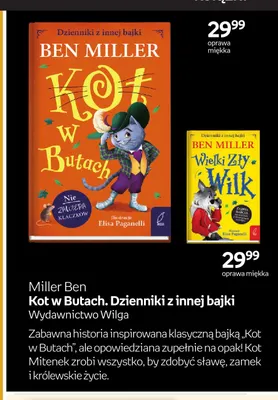 Książka Miller Ben Wielki Zły Wilk. Dzienniki z innej bajki promocja w Empik