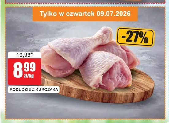 Podudzie z kurczaka promocja w Bingo