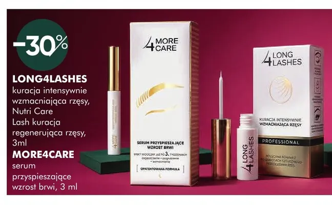 Kuracja intensywnie wzmacniająca rzęsy Long4Lashes promocja w Super-Pharm