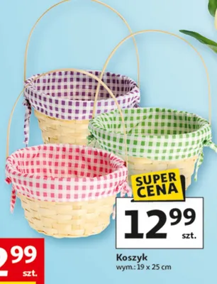 Koszyk wym.: 19 x 25 cm promocja w Auchan