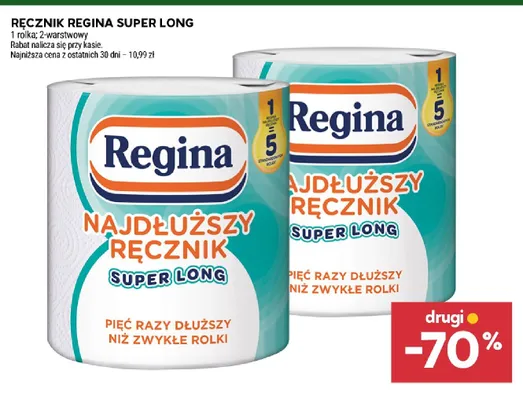 Ręcznik papierowy Regina Super Long promocja w Stokrotka
