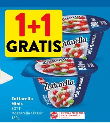 Mozzarella Classic Minis promocja w Intermarche