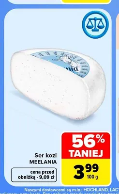 Ser kozi Meelania promocja w Carrefour Market