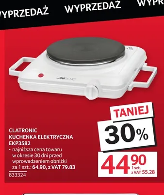 Kuchenka elektryczna EKP3582 Clatronic promocja w Selgros