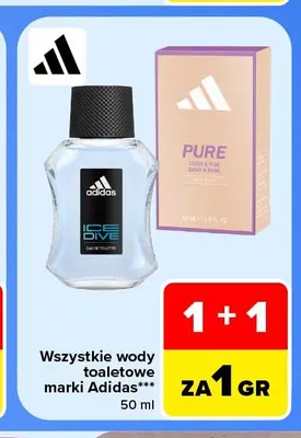 Woda toaletowa Adidas Pure promocja w Carrefour