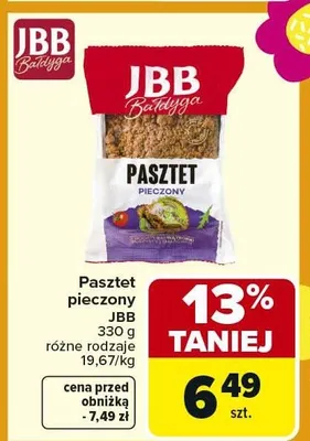 Pasztet pieczony różne rodzaje promocja w Carrefour