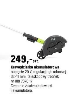 Krawędziarka akumulatorowa promocja w OBI