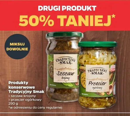 Produkty konserwowe Tradycyjny Smak przecier ogórkowy promocja w Netto