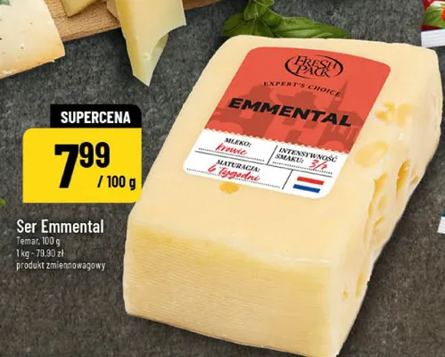 Ser Emmental promocja w POLOmarket