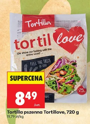 Tortilla pszenna promocja w Biedronka
