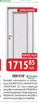 Skrzydło wewnętrzne POL-SKONE Veri V1SP promocja w Dobre Dla Domu