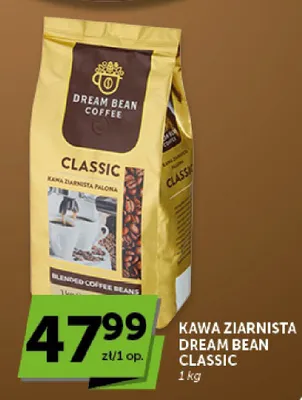 Kawa ziarnista Dream Bean Coffee Classic promocja w ABC