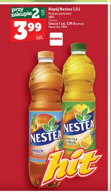 Napój Nestea zielona herbata cytrusowa promocja w TOPAZ