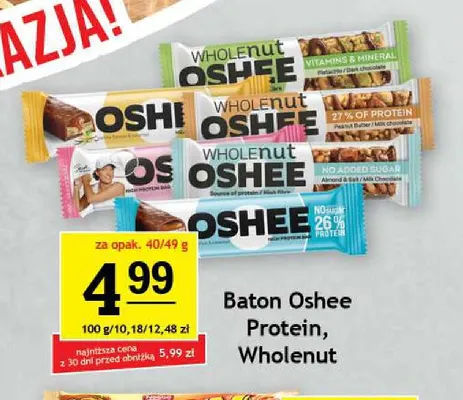 Baton Oshee Protein promocja w Gram Market