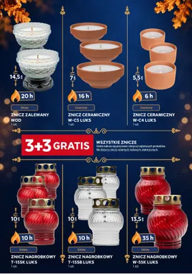 Znicz ceramiczny W-C5 Luks promocja w Stokrotka