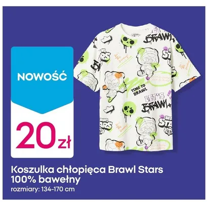 Koszulka chłopięca 100% bawełny promocja w Pepco