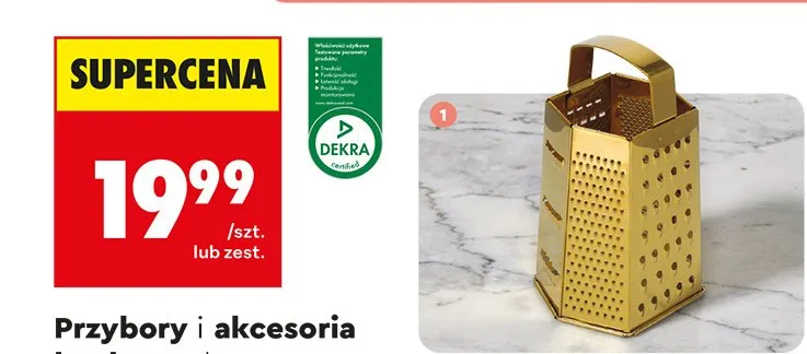 Tarka kuchenna z 6 rodzajami oczek promocja w Biedronka
