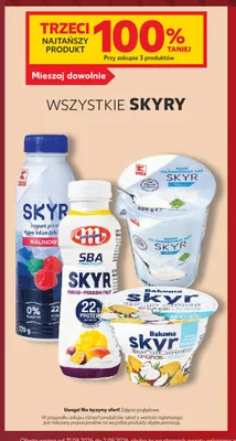 Skyr naturalny K-Classic promocja w Kaufland