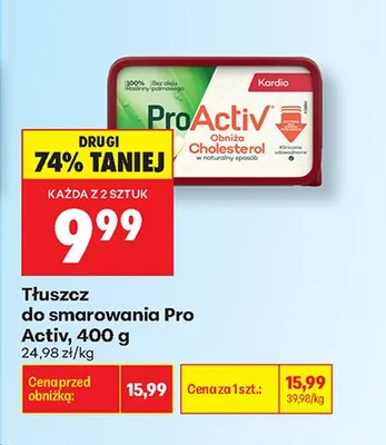 Tłuszcz do smarowania ProActiv promocja w Biedronka