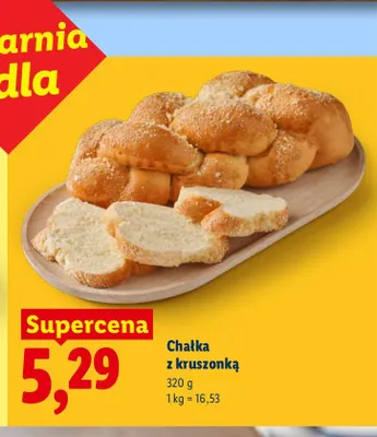 Chałka z kruszonką promocja w Lidl