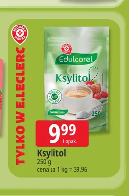 Ksylitol Edulcorel promocja w Leclerc