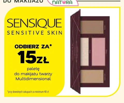 Paleta do makijażu twarzy Sensique Sensitive Skin Multidimensional promocja w Drogerie Natura