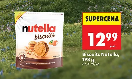 Biscuits Nutella promocja w Biedronka