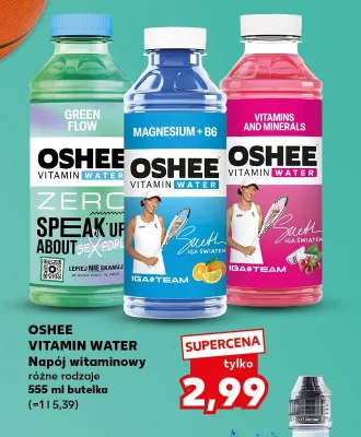 Napój witaminowy Oshee Vitamin Water Green Flow promocja w Kaufland